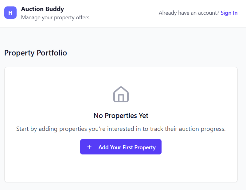 Sarah inspects properties